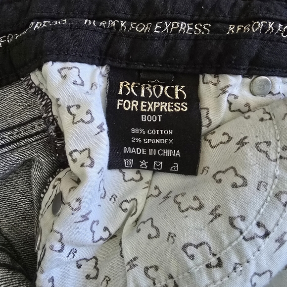 Express Women's Dark Blue Boot Cut Jeans - Picture 7 of 7